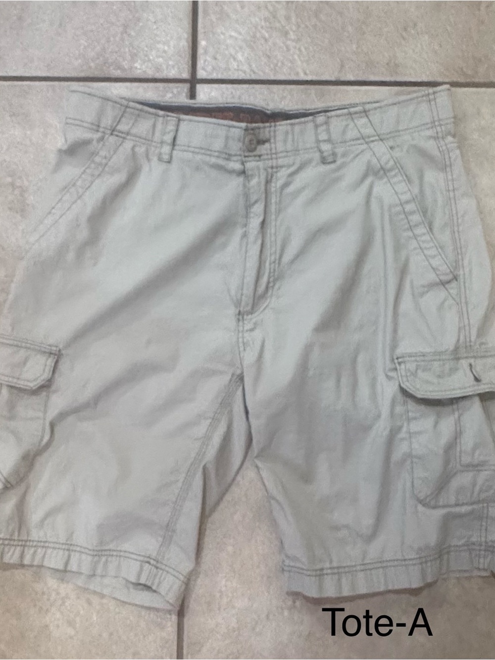 Wear First- Light Slate color Men's Cargo Shorts - Casual Utility Style